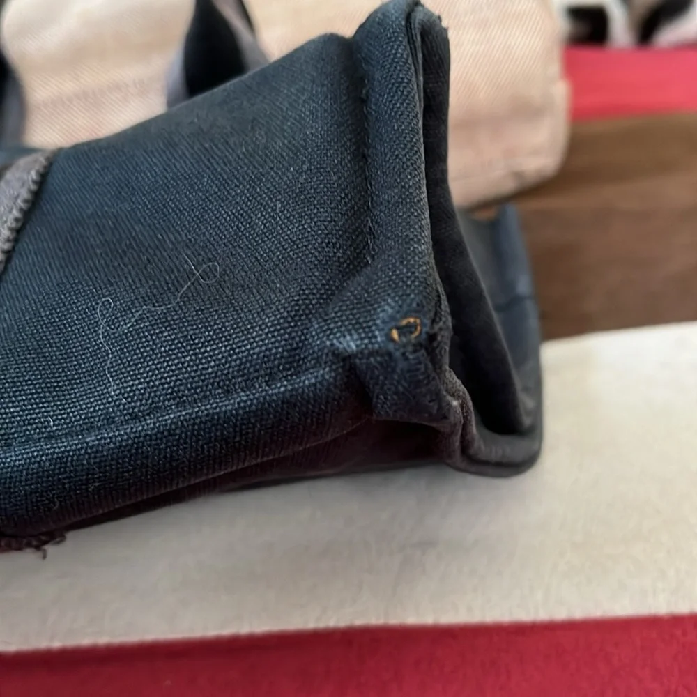 Black Hermes Canvas Tote Bag - Picture 16 of 16